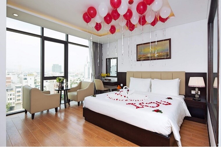 Phòng Deluxe Double With Bathtub - City view